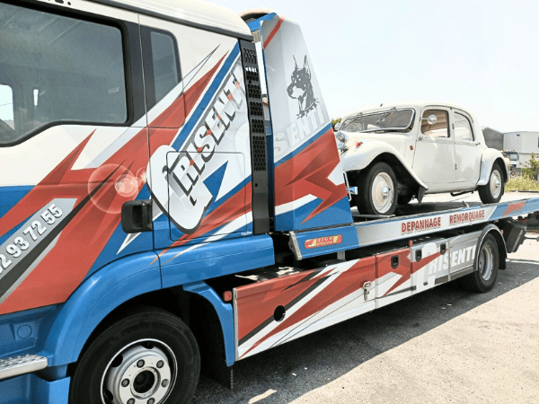 Dépannage d'une voiture près de bagnères de bigorre par la SAS grisenti